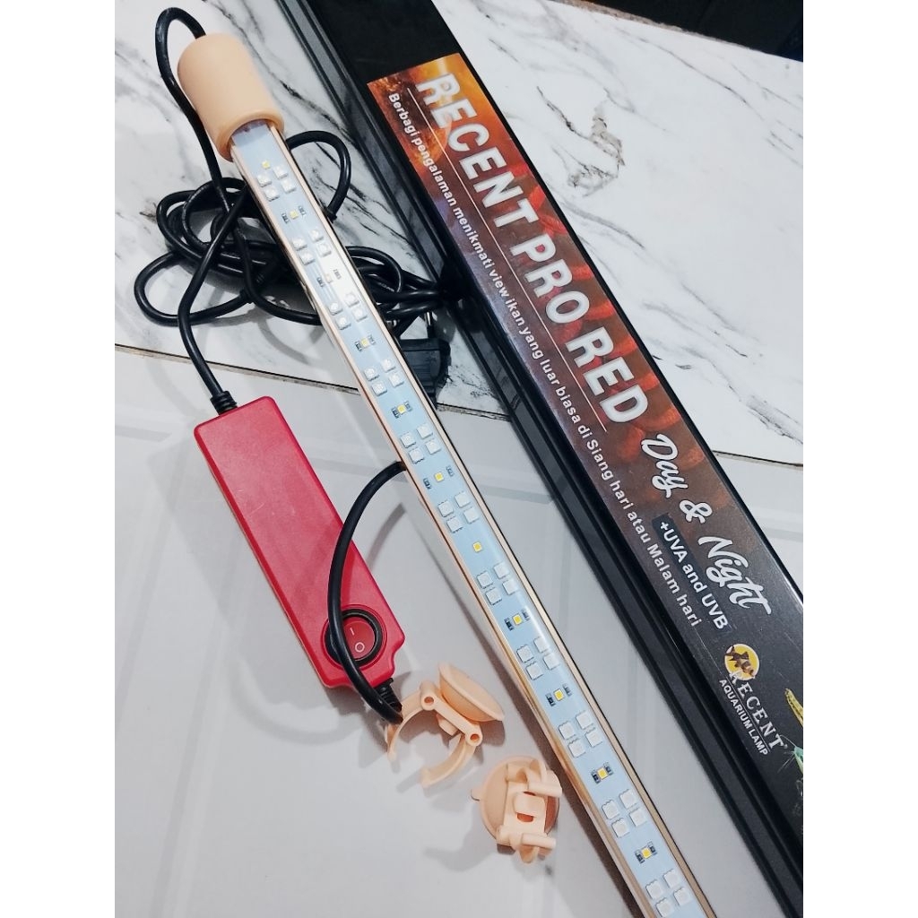 LAMPU TANNING ARWANA SUPER RED // LAMPU AQUARIUM ARWANA // LAMPU TANNING DAY AND NIGHT ARWANA // REC