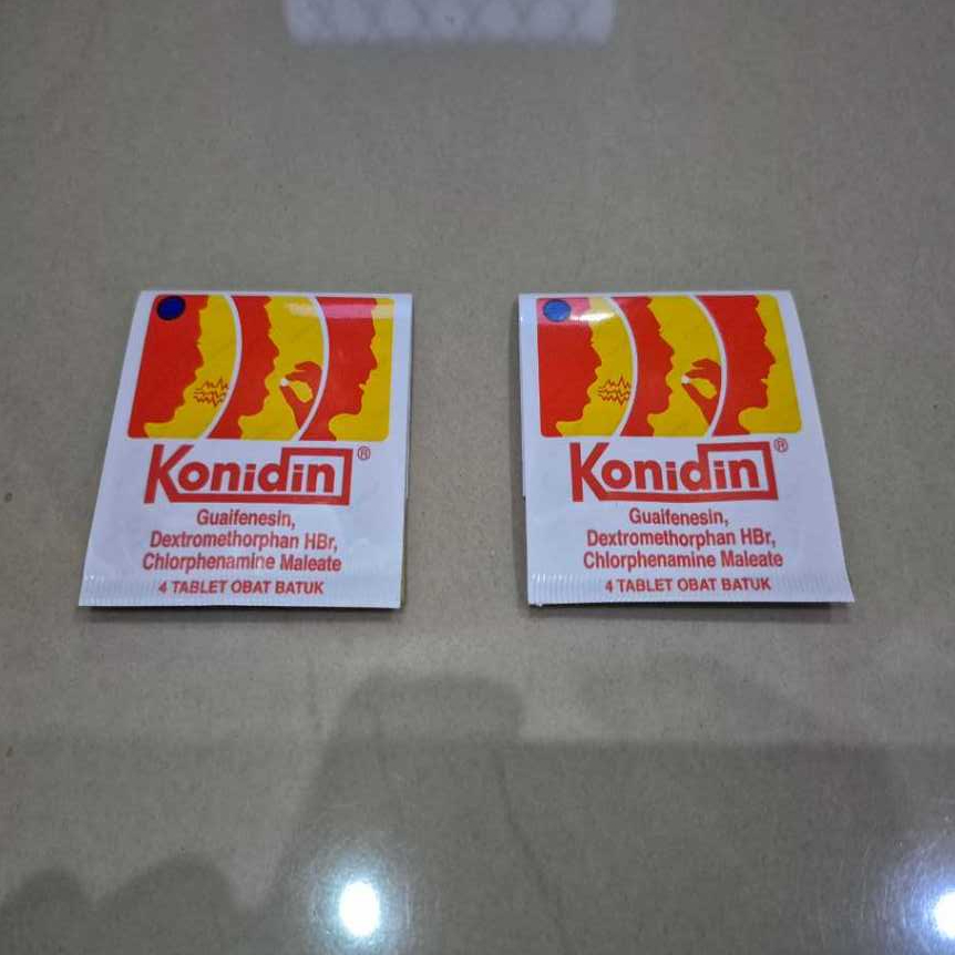 Konidin Obat Batuk Kering dan Dahak Pilek Strip 4 Tablet Tab