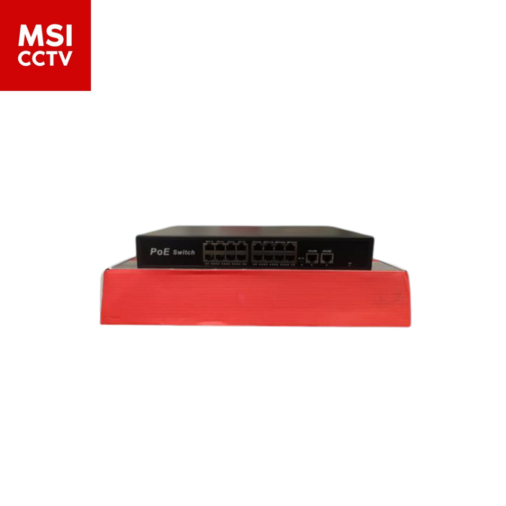 Poe Switch 16 Port + 2 Uplink Garansi Termurah