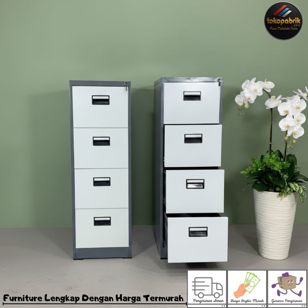Lemari Cabinet 4 Susun Locker Besi Lemari Besi Minimalis Murah Jakarta Bandung