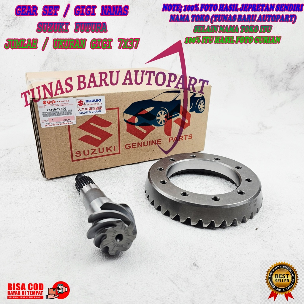 GIGI GARDAN GIGI NANAS SUZUKI FUTURA 7X37 PART MOBIL