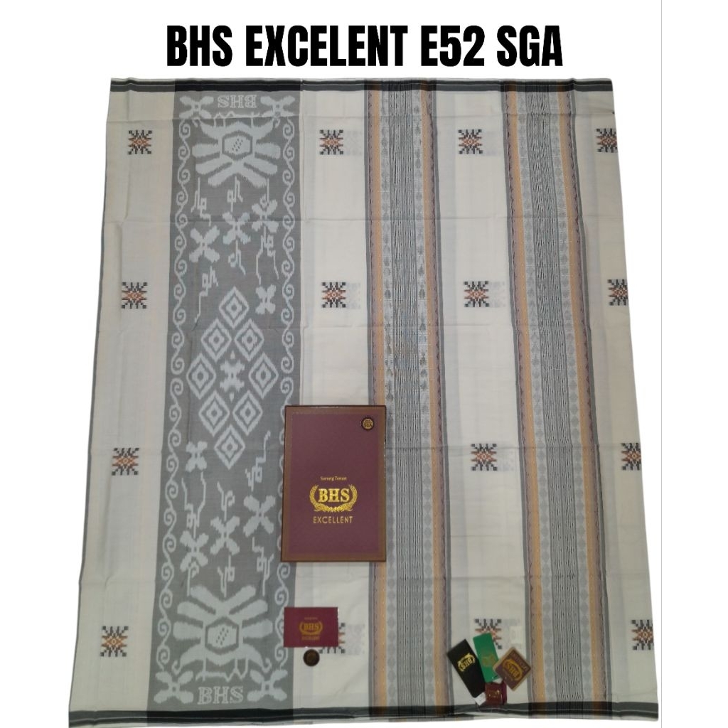 sarung bhs excellent gold motif E52 SGA