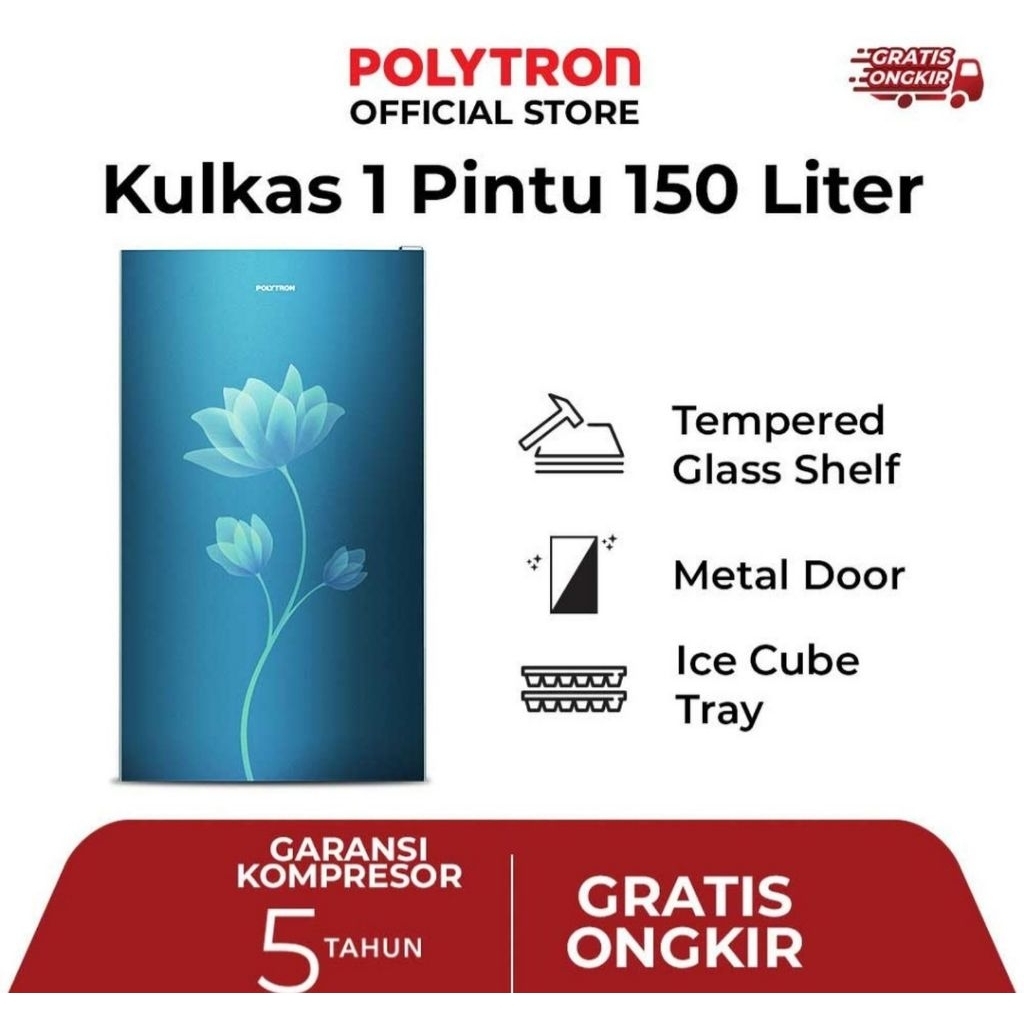 Kulkas Polytron 1 Pintu PRB-159 B