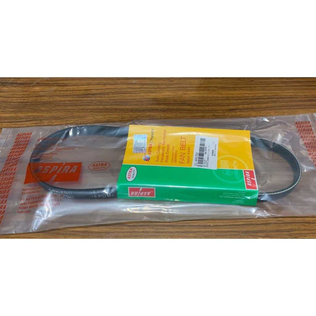 FanBelt V-Belt Granmax 1.3 1.5 2007 keatas 4PK750 Aspira Bando Asli Tali Kipas