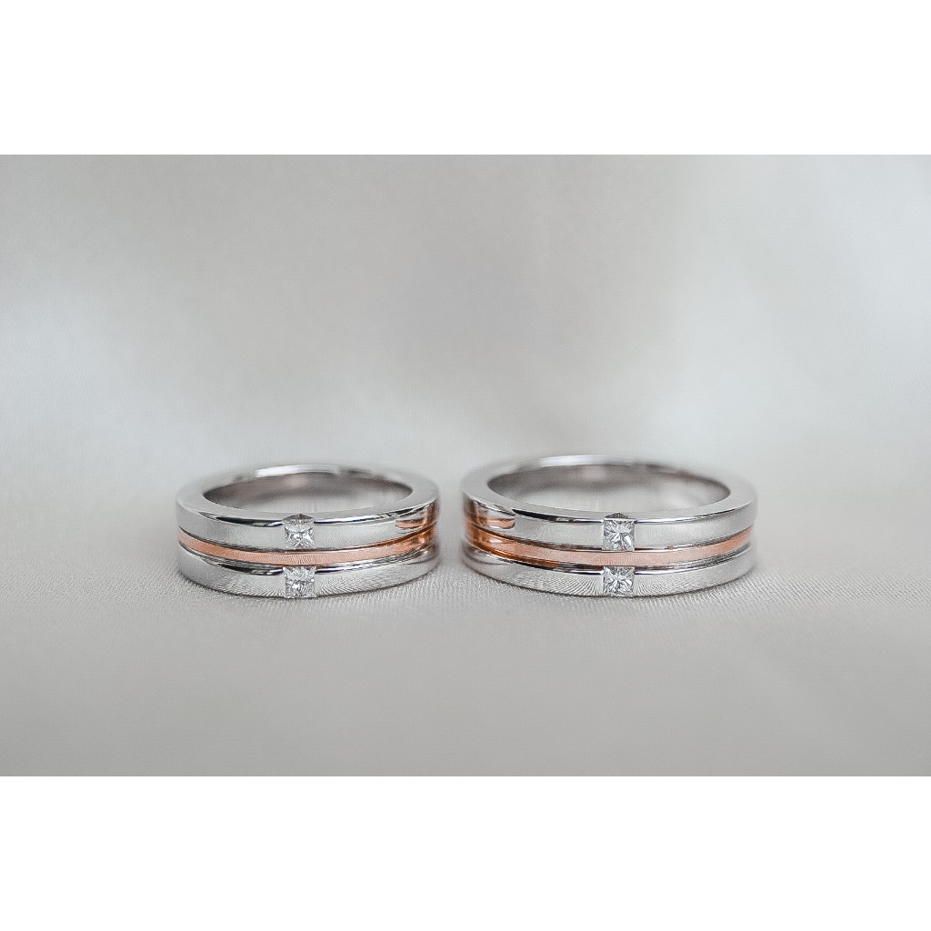 Cincin kawin berlian / cincin nikah / cincin pernikahan berlian - DRF00378/377 - KGdiamond