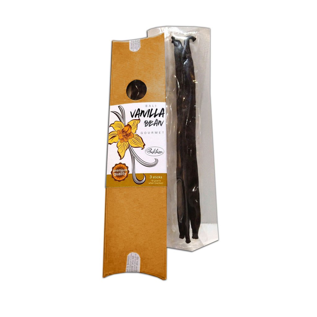 Balitaza Vanilla Bean (3 Sticks) - Vanilla kering - Vanilla Planifolia