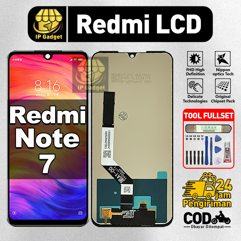 ORI FOR LCD REDMI NOTE 7 Fullset Original LCD HP REDMI NOTE 7 Asli Touchscreen Layar Sentuh HP COD