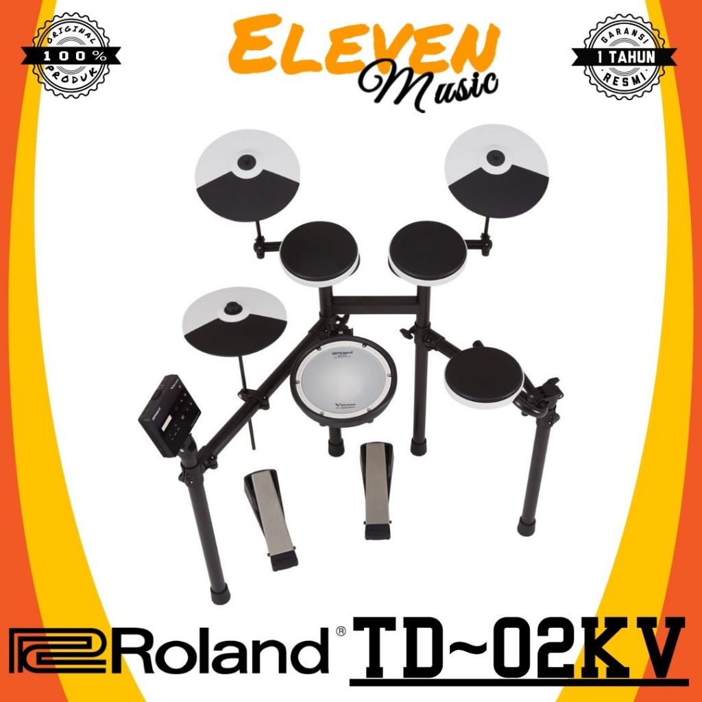 Drum Elektrik Roland TD02KV TD-02KV Roland Vdrum Elektrik Original