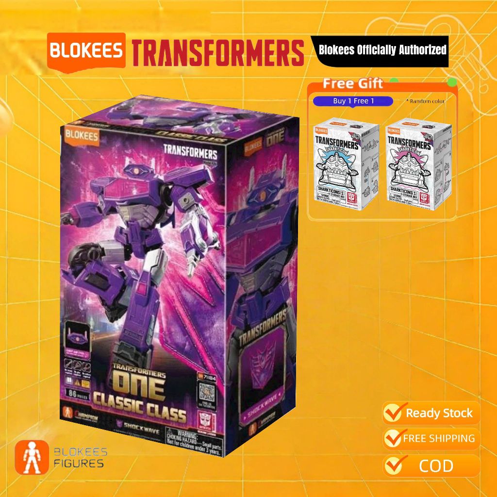 Blokees Transformers One - Classic Class 18 Model Kit - Shockwave-Blokees Transformers One - Classic