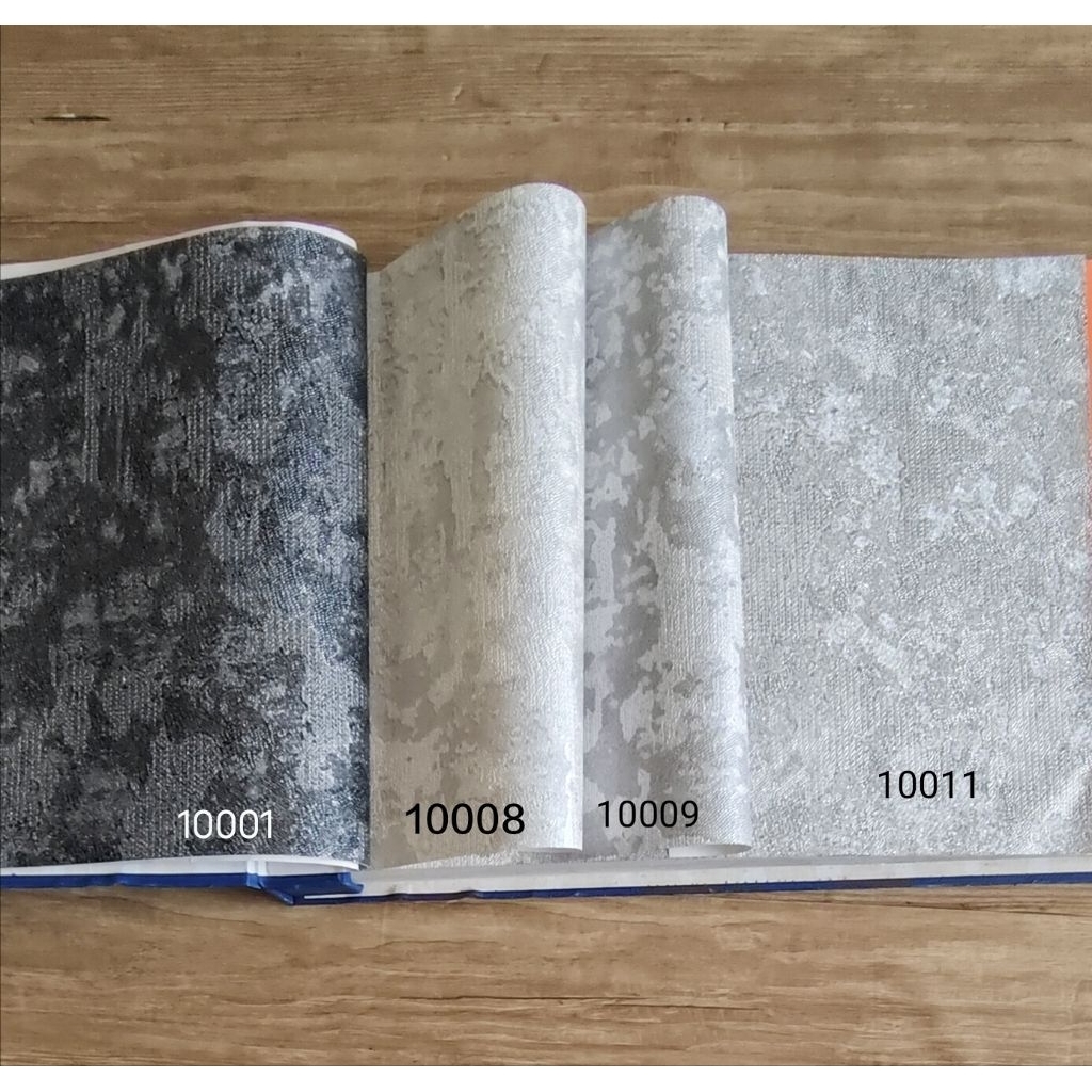 Wallpaper Dinding Motif Marble Marmer Coklat Cream