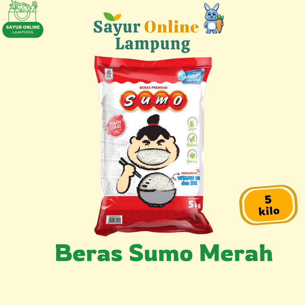 Sumo Merah Beras Fortifikasi Khusus Premium 5 kg - Sayur Online Lampung