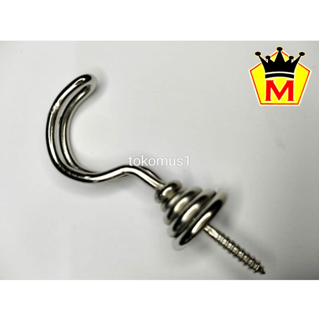 [REPACK][10 PCS] Sekrup Kastok Gantungan Baju / Sekrup Cantolan Baju / Kapstok Baju No.25