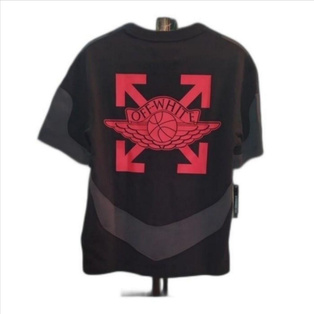 Kaos Jordan x off white black tee