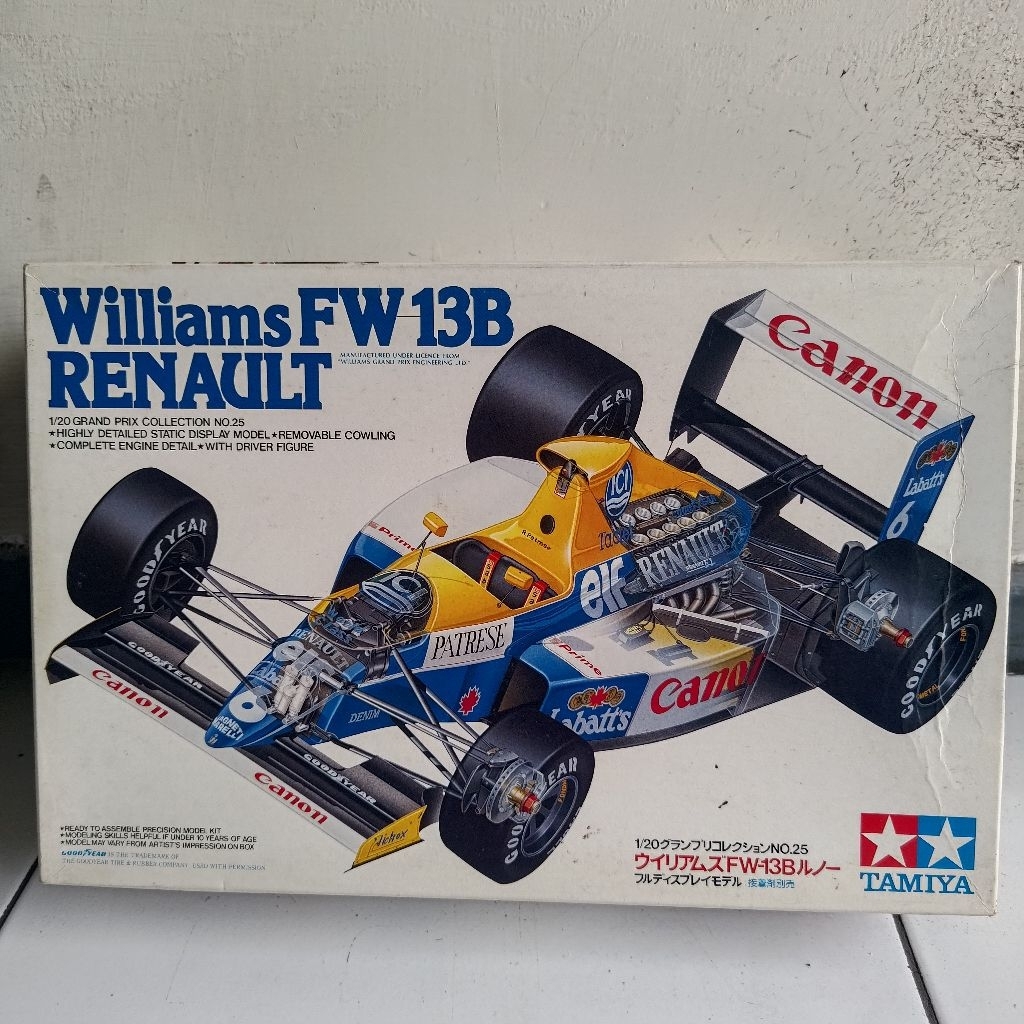 1/20 Scale Model Kit Mokit F1 Formula 1 Tamiya Williams Renault FW13B