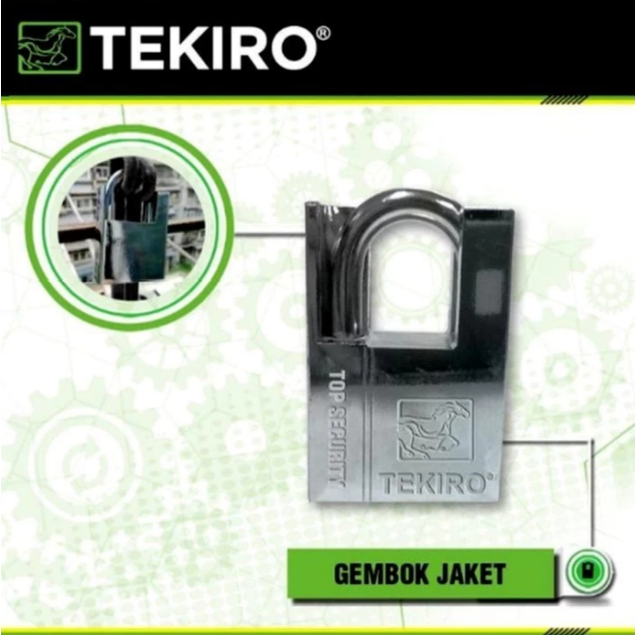 Gembok Anti Karat Jaket 70mm / Gembok Jacket Tekiro 70 mm / Gembok Tekiro Top Security