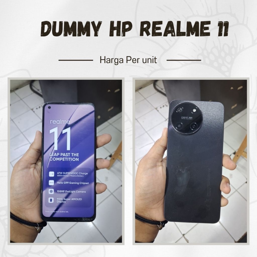 Dummy hp mainan realme 11