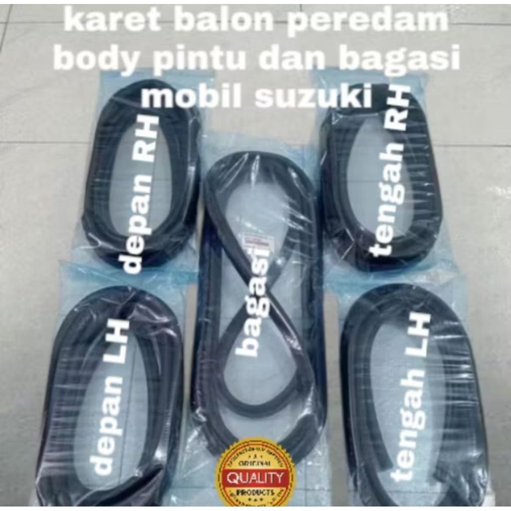 KARET BALON PREDAM BODY PINTU BAGASI MOBIL SUZUKI CARRY FUTURA FULL SET 5 PCS ATAU SATUAN