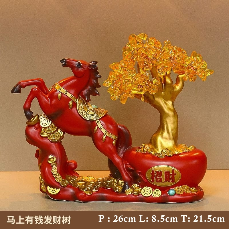 [ORGM] 2026 KUDA | Pajangan Bunga Imlek Pajangan Kuda Vas Bunga Imlek Pohon Rezeki Souvenir Imlek