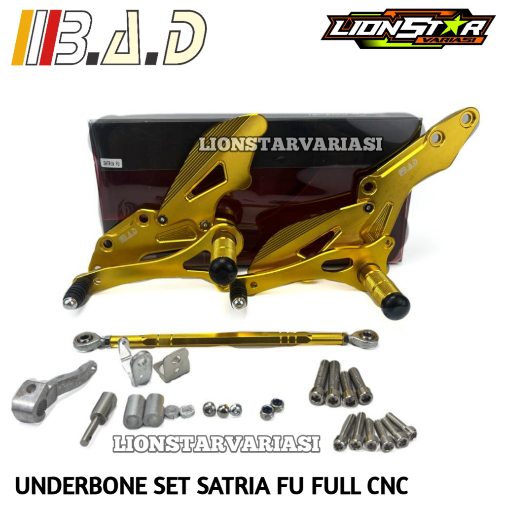 Underbone Satria FU F150 Underbone Footstep Ukir Full CNC Underbone Satria FU Congkel Ukir FI UB 150