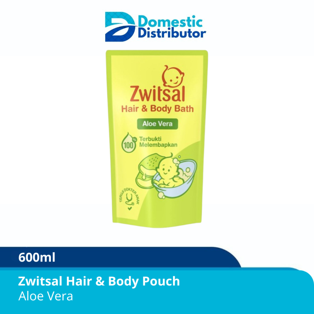 [DISTRIBUTOR] Zwitsal Baby Bath Hair & Body 600ml I Sabun Mandi Bayi Zwitsal Ukuran 600 ml I Ukuran 