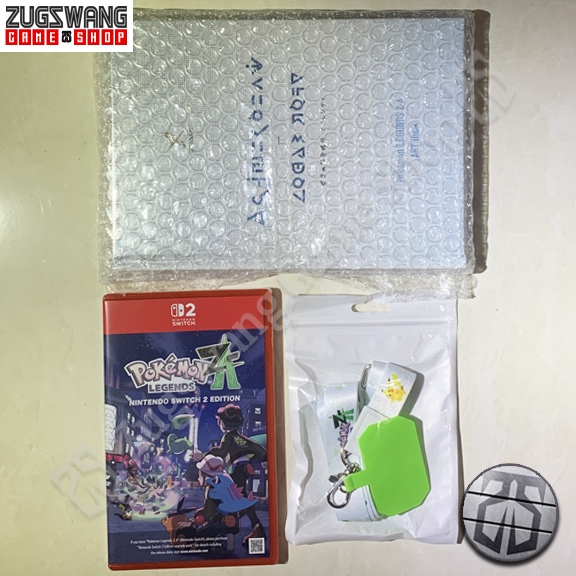 POKEMON LEGENDS Z-A ZA nintendo switch 2 card game cartridge new baru original bonus artbook lanyard
