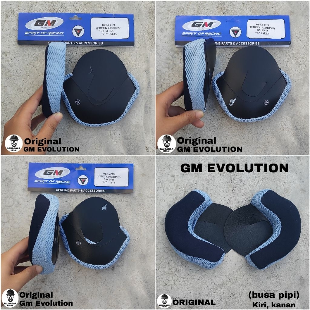 BUSA  FULLSET HELM GM EVOLUTION ORIGINAL|BUSA PIPI HELM GM EVOLUTION |BUSA LEHER HELM GM EVOLUTION