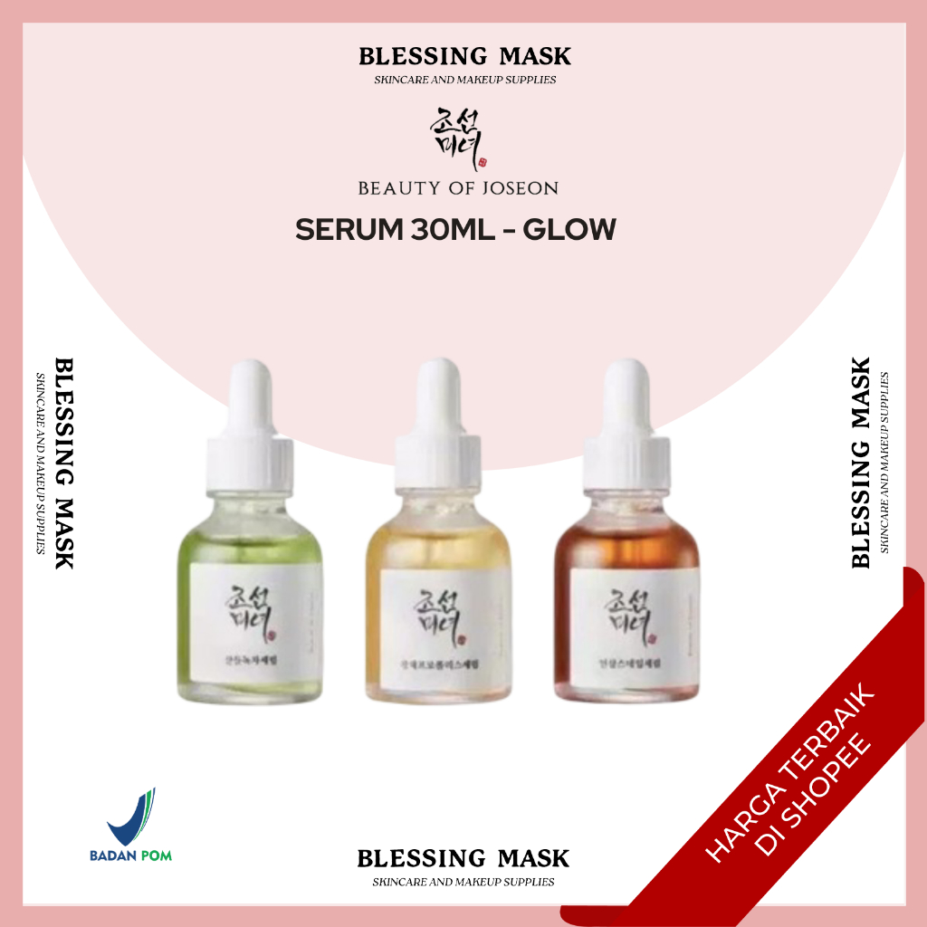 BEAUTY OF JOSEON Serum 30mL - Glow | Repair | Calming | BOJ SERUM WAJAH