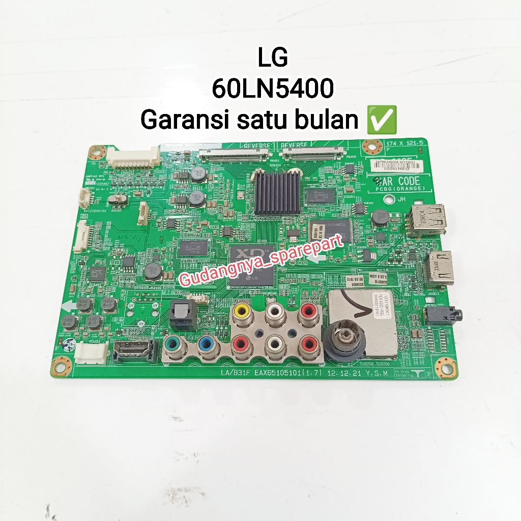 Mb LG 60LN5400 Mainboard mobo modul mesin tv