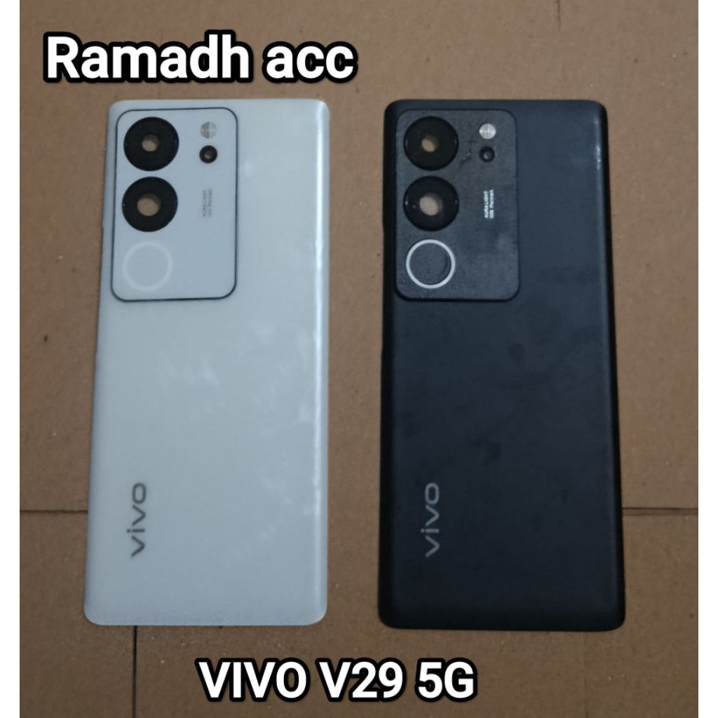 Beckdoor Beckcover VIVO V29 5G tutup belakang Hp+Ring kaca kamera