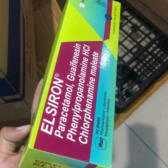 ORI ELSIRON TABLET ISI 100 TABLET PER BOX