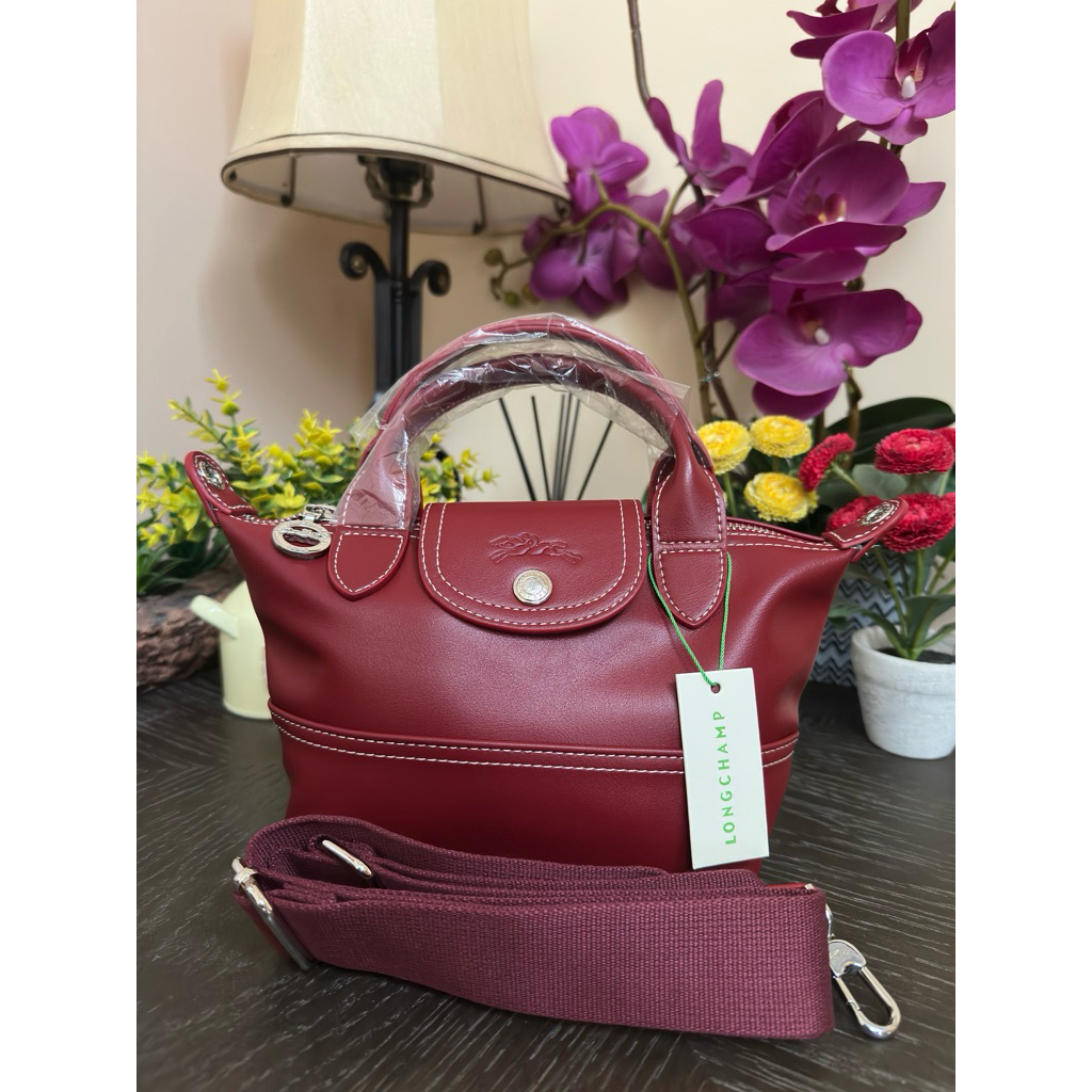 Longchamp tali panjang XS le pliage