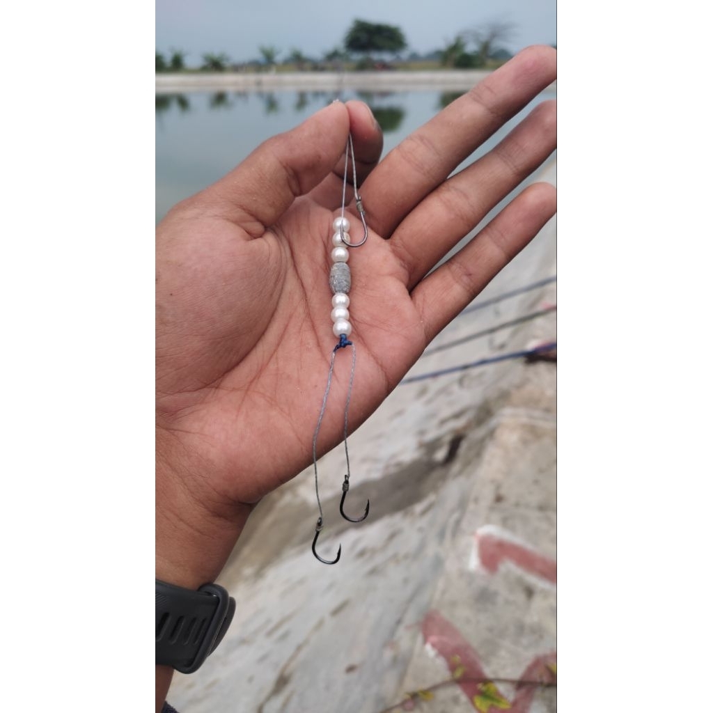 rangkaian ikan patin kail cinu no 5 benang PE