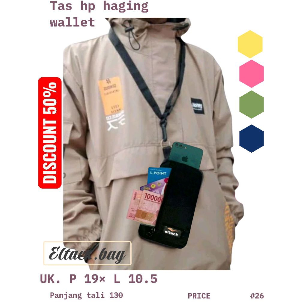 DaraTas_ tas hp tas mini tas hp murah tas leher tas pria termurah