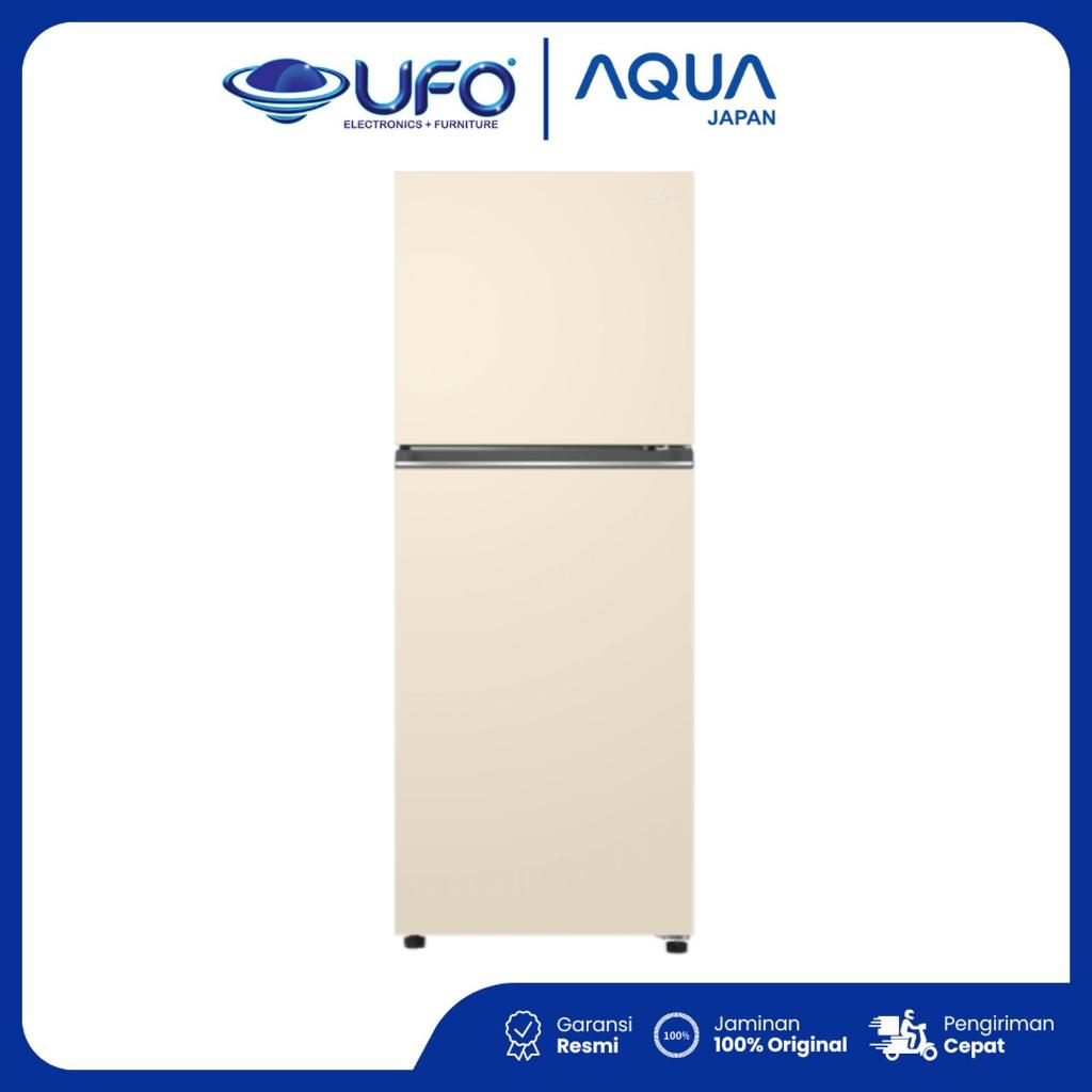 AQUA Kulkas 2 Pintu AQRDTM265CBP(BE)/(ME)/(PE) 205 Liter Turbo Cooling Bigger Freezer -1°C Chiller B