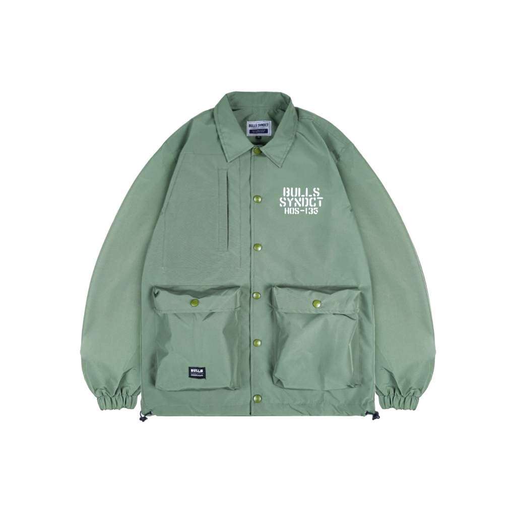 BULLS SYNDICATE WindBreaker Jacket | Spielberg Green Army