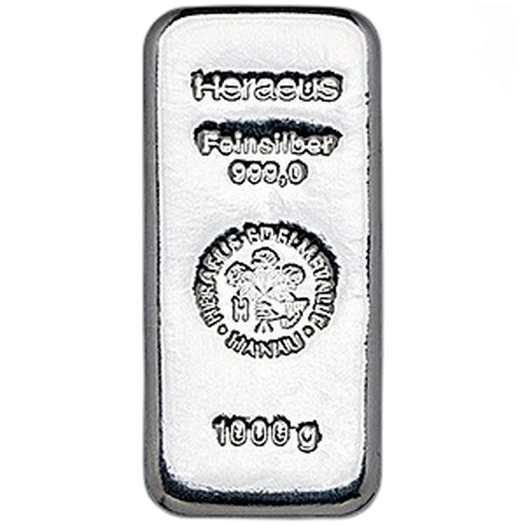 READY STOCK Heraeus Silver Bar 99.99% 1kg