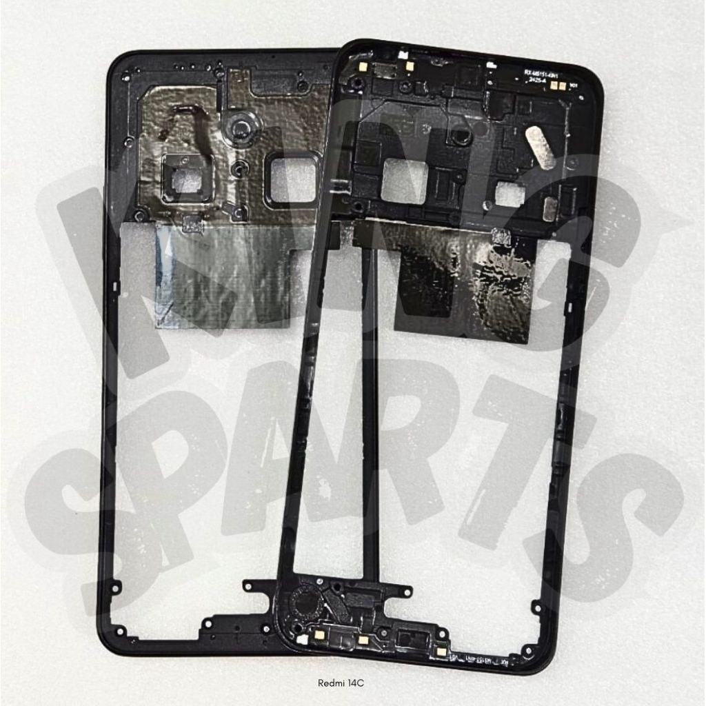 BEZZEL BAZEL BEZEL BEJEL TULANG MESIN TENGAH XIAOMI REDMI 14C