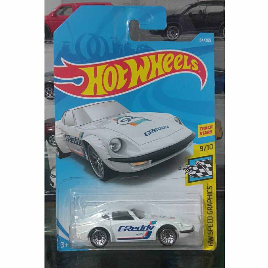 Hotwheels Nissan fairlady z greddy putih