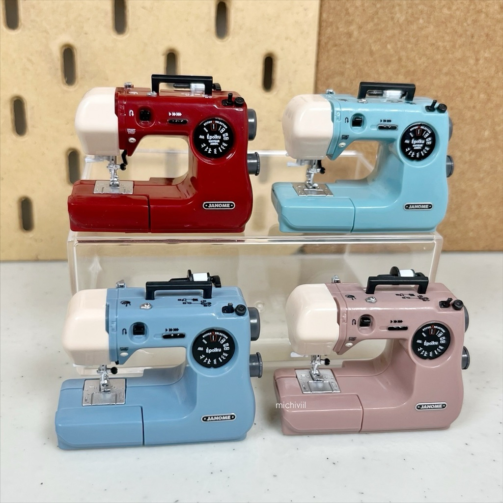 janome epolku sewing machine miniature - capsule toys gacha gashapon trinket