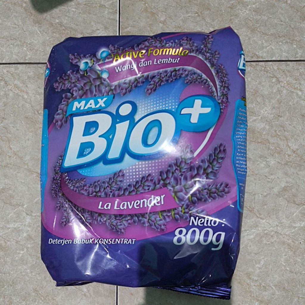 Max Bio+ - Deterjen bubuk La lavender 800 gr
