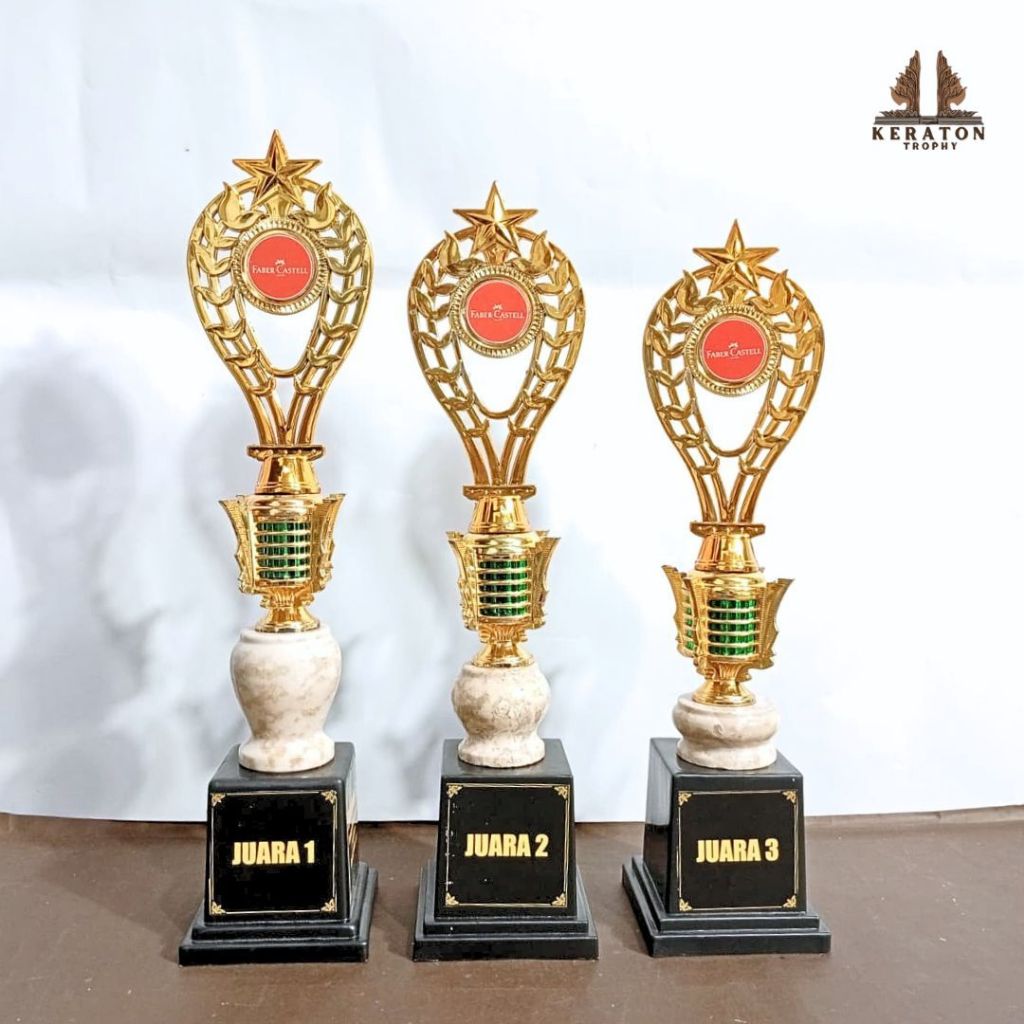 PIALA SATUAN MARMER PAGODA | SATUAN PIALA MURAH | PIALA CANTIK