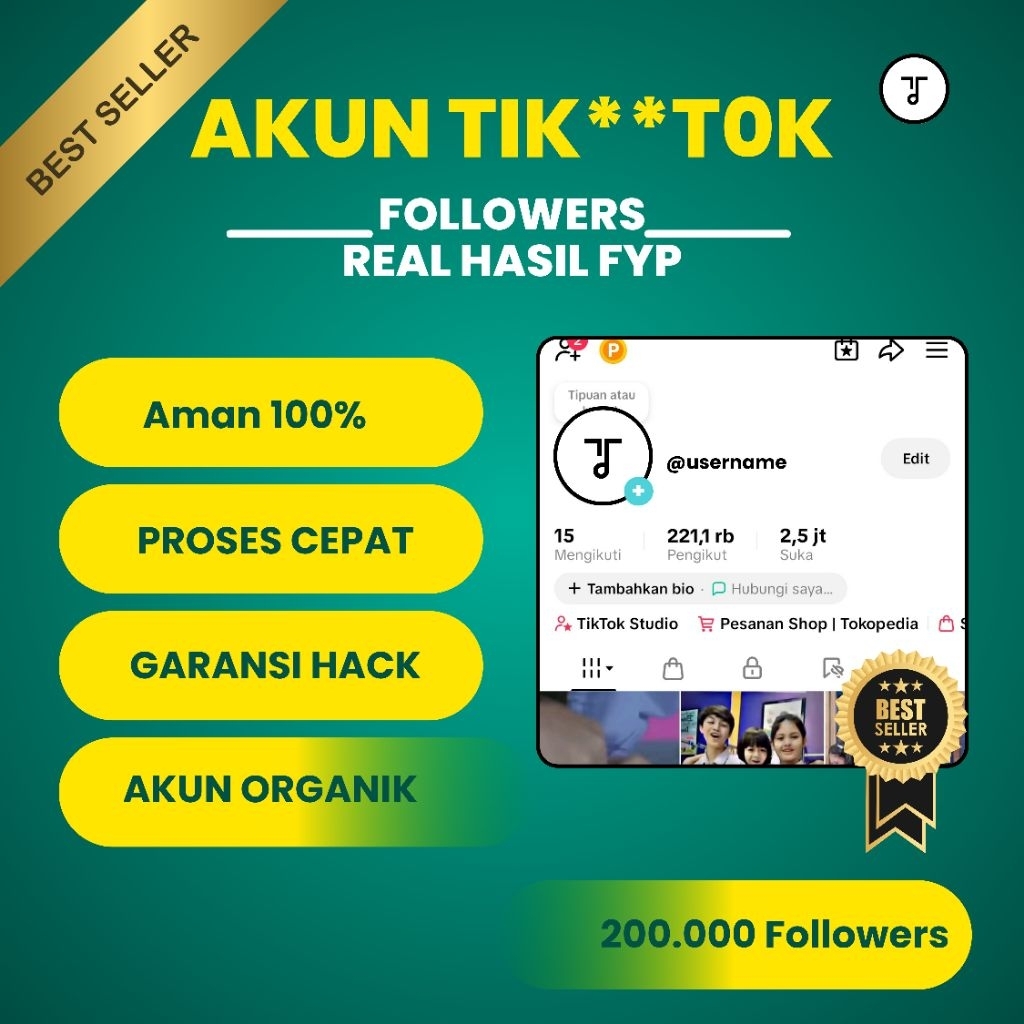 Akun T1kt0k 200k F0llowers