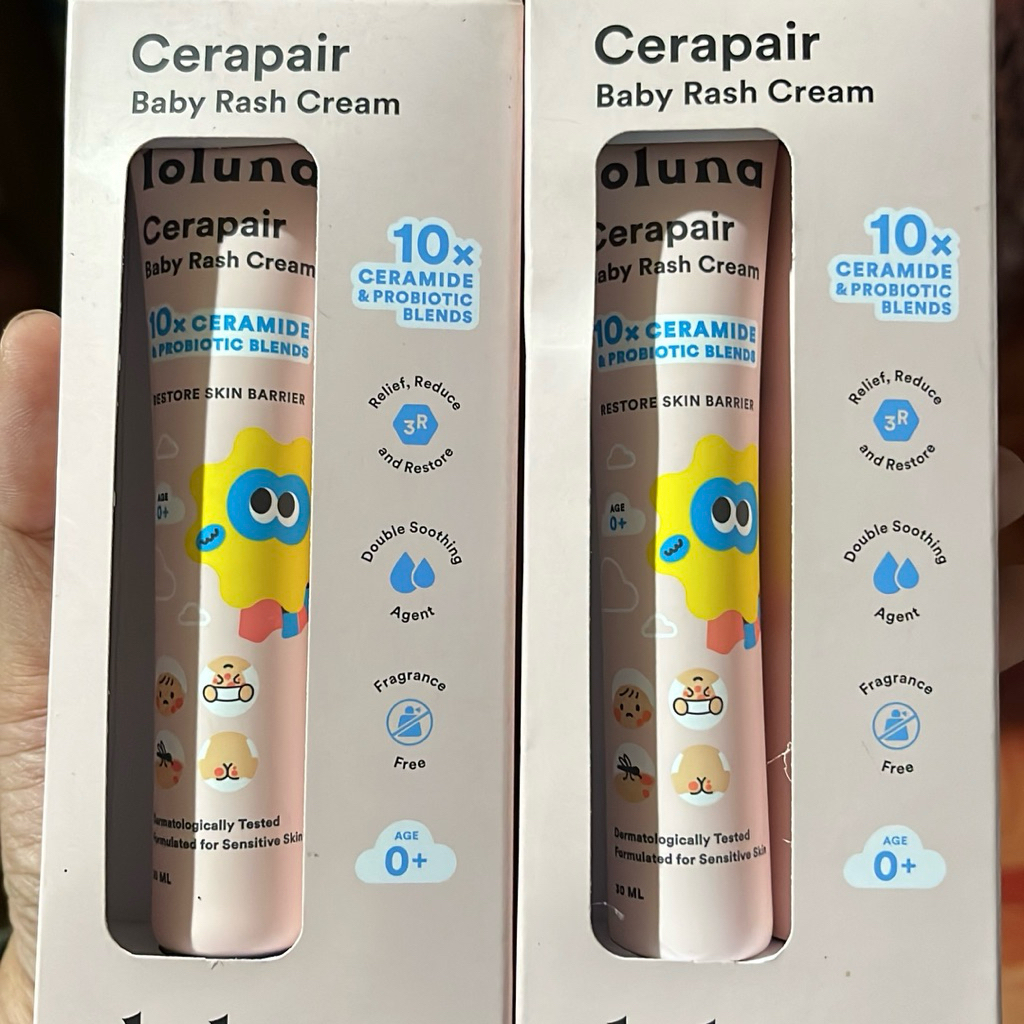 Loluna Cerapair Krim Bayi Anti Ruam, Anti Iritasi, Serta Gatal Akibat Serangga 30ml