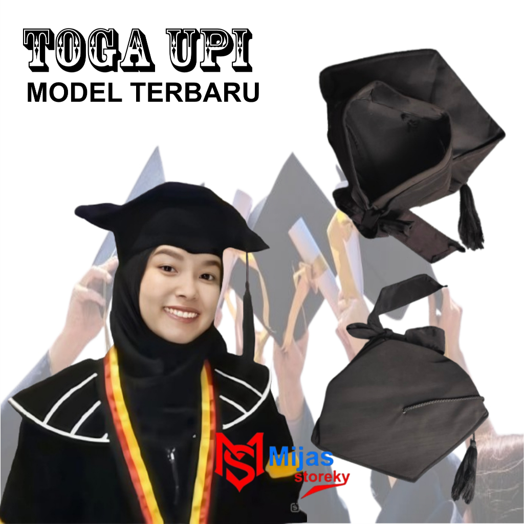 TOPI TOGA UPI/TOPI TOGA WISUDA/topi toga upi/TOPI WISUDA/PERLENGKAPAN WISUDA