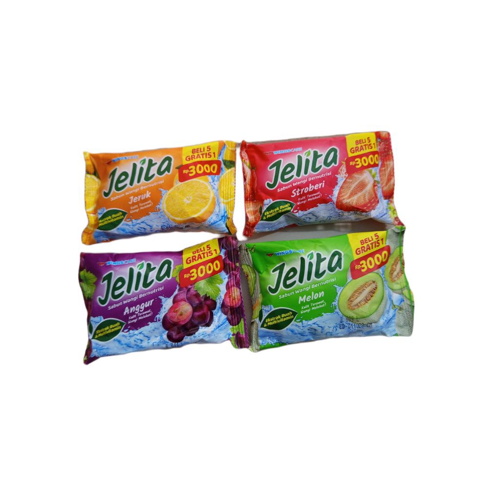 Paket Sabun Jelita 4 Pcs - Wangi Segar & Tahan Lama