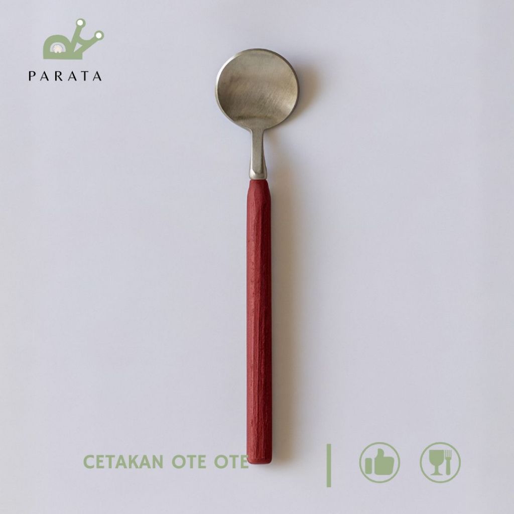 PARATA Cetakan Ote-Ote / Bakwan Sendok Cetak Gorengan Ote Ote Anti Lengket Gagang Kayu