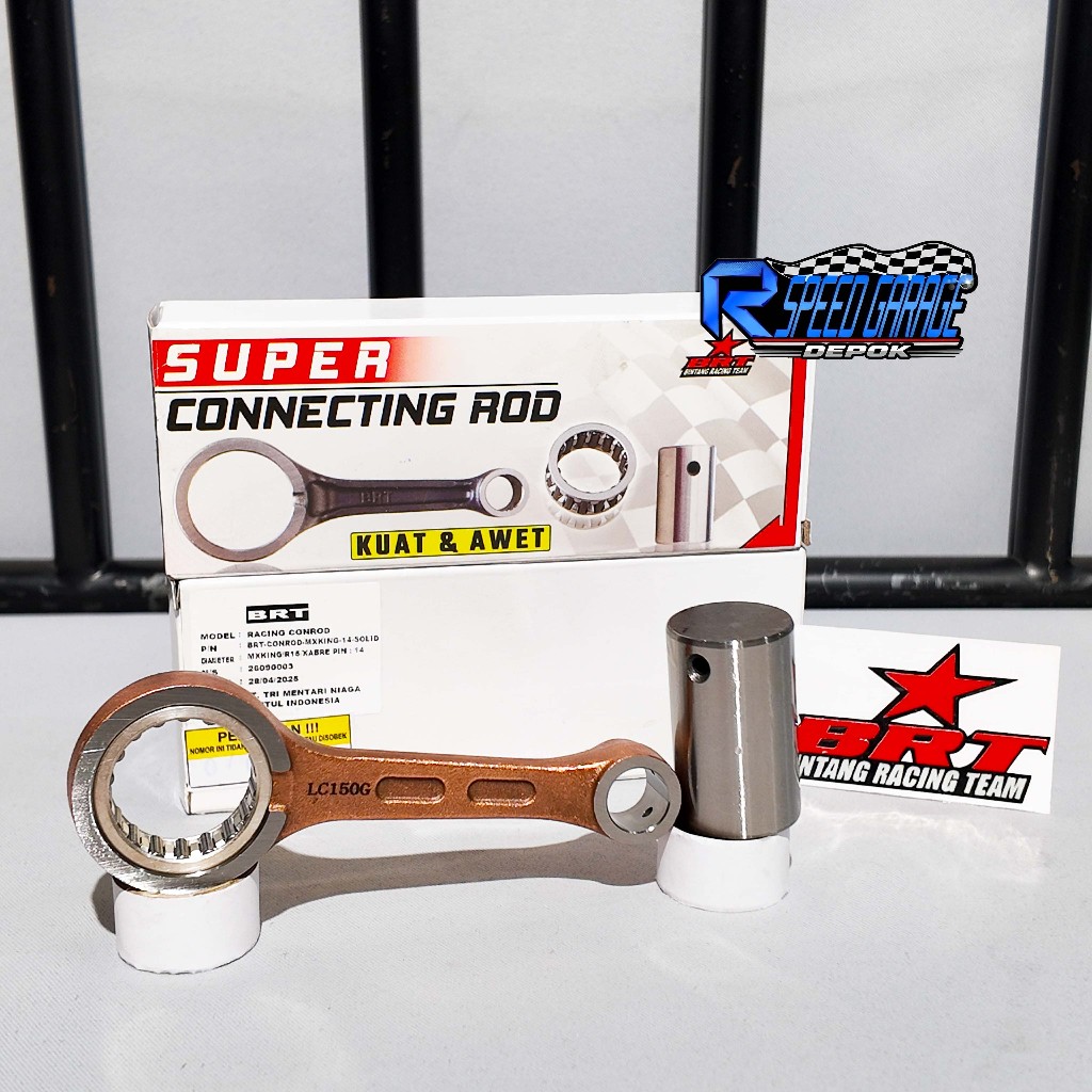 CONNECTING ROD STANG SEHER KRUK AS STROKE UP BRT MX 135 5 SPEED VIXION R15 XABRE MX KING 150