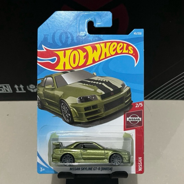 Hot Wheels Nissan Skyline GT-R (BNR34) HotWheels Skyline R34