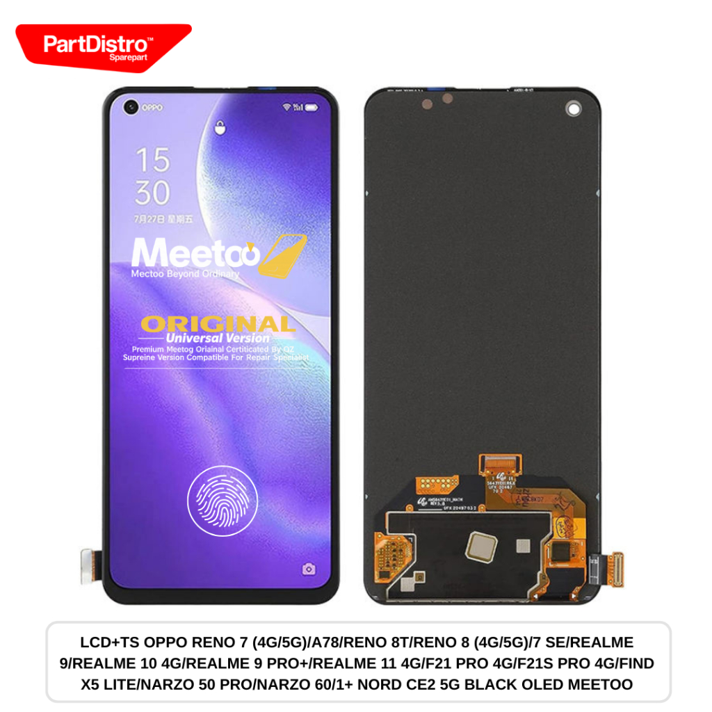 LCD+TS OPPO RENO 7 (4G/5G)/A78/RENO 8T/RENO 8 (4G/5G)/7 SE/REALME 9/REALME 10 4G/REALME 9 PRO+/REALM
