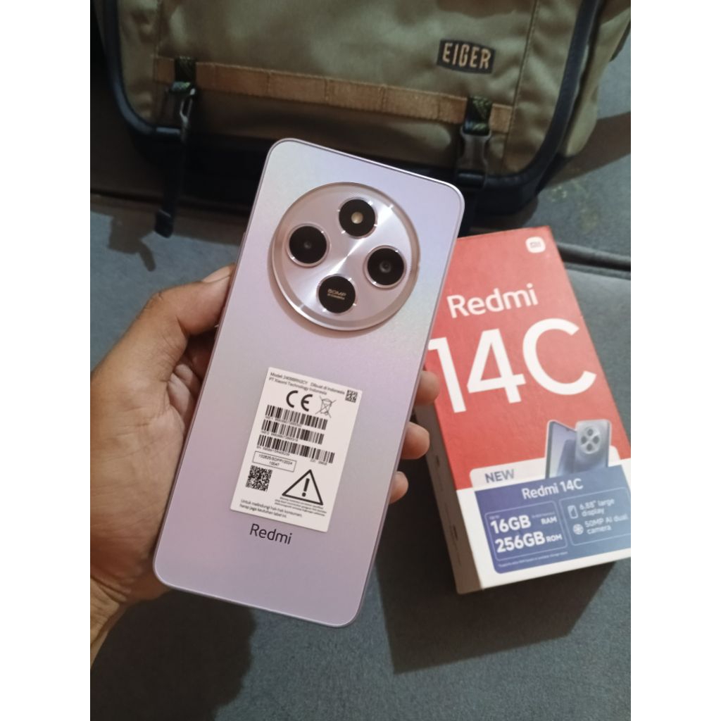 redmi 14c 8/256 second mulus fullset ori